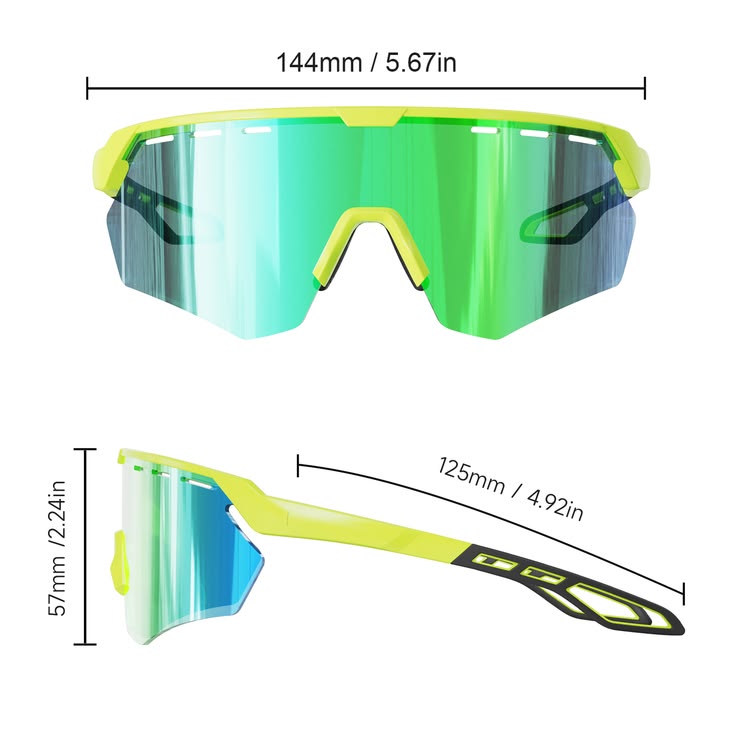 KUJDS 2157Y144 Multi-Function Sport Sunglasses