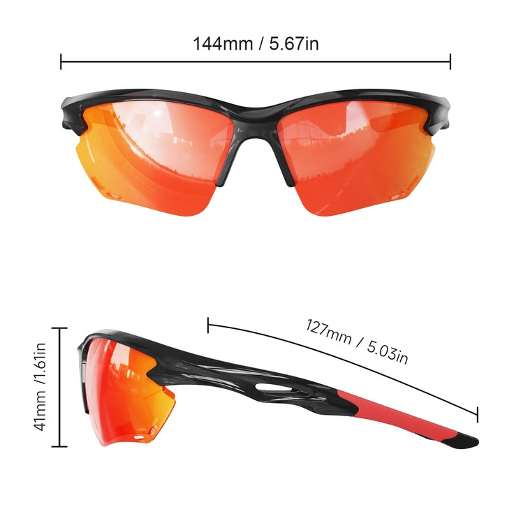 KUJDS 2153Y135 Multi-Function Sport Sunglasses